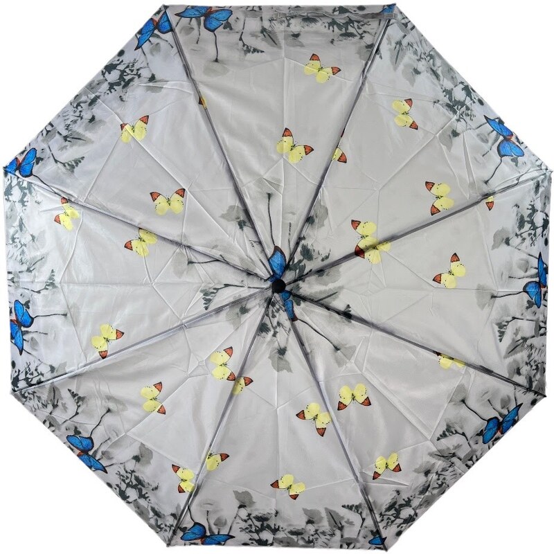 Swifts Skladácí deštník s motivem motýlů bílá 1124