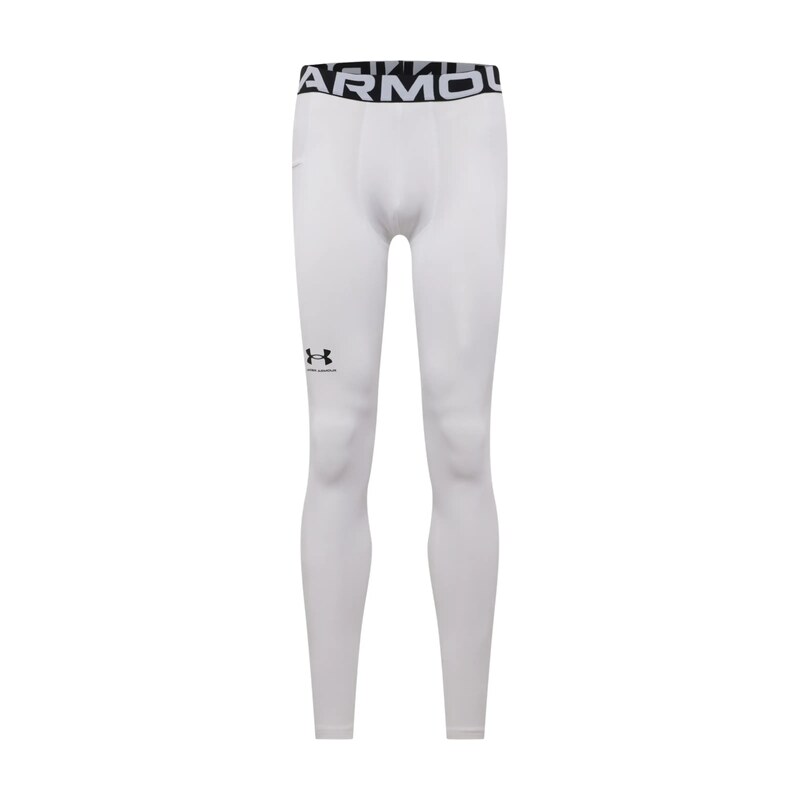 UNDER ARMOUR Sportovní kalhoty černá / bílá