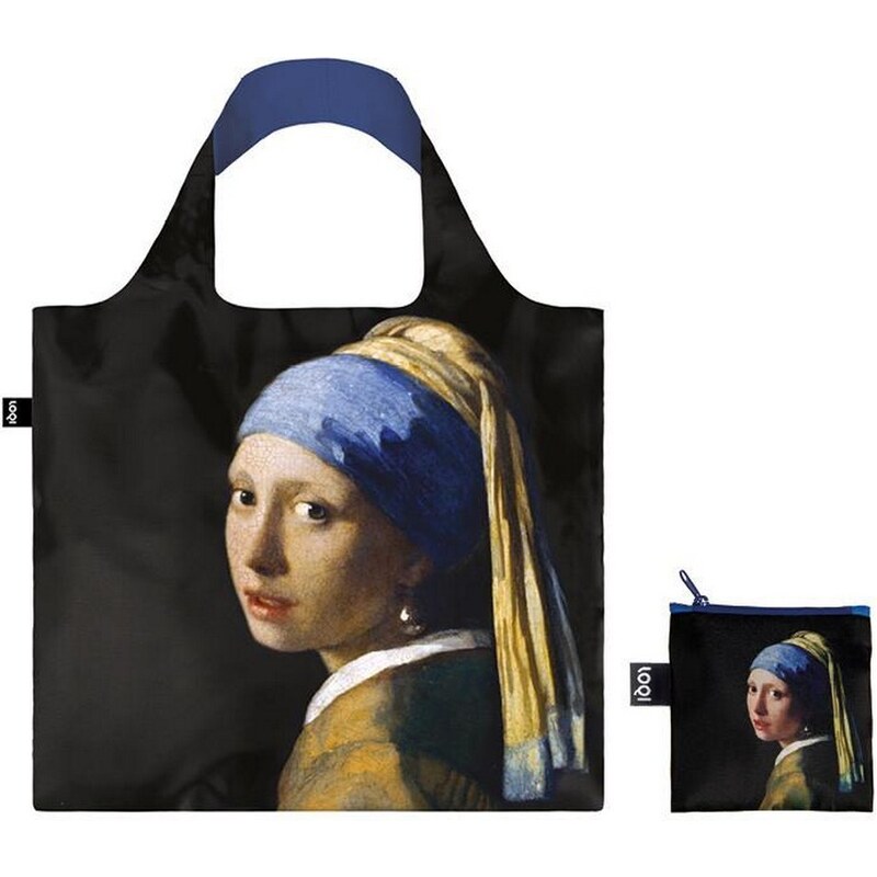 Skládací nákupní taška LOQI VERMEER Girl with a Pearl Earring