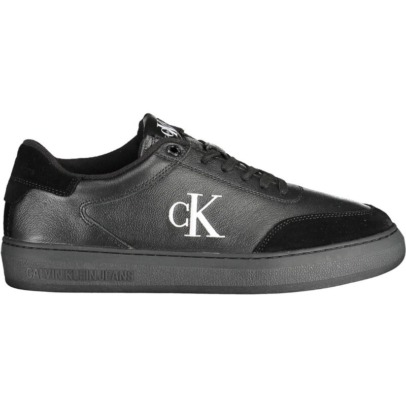 Černé pánské kožené tenisky Calvin Klein Jeans