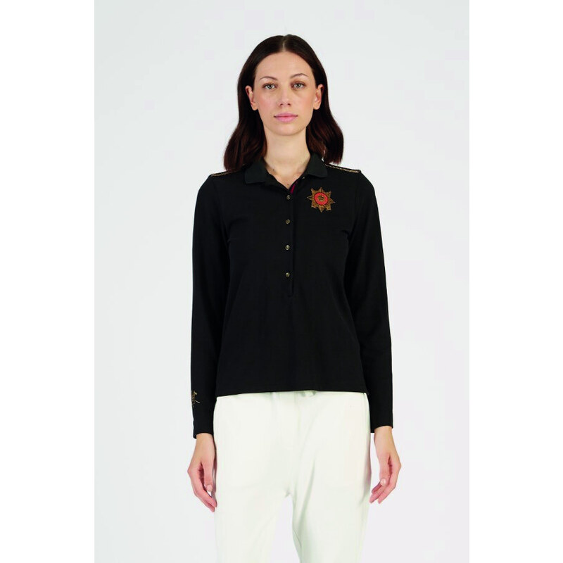 POLOKOŠILE LA MARTINA WOMAN POLO L/S PIQUET STRETCH