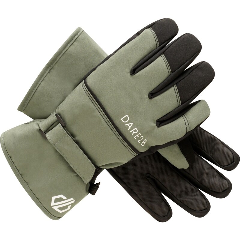 Dětské zimní lyžařské rukavice Dare2b RESTART zelená/černá