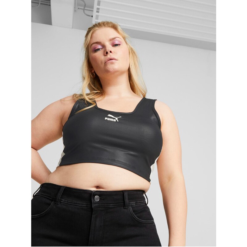 Černý sportovní crop top Puma - Dámské