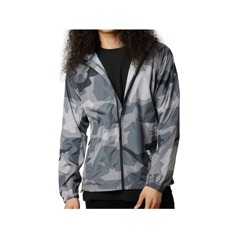 Pánská bunda Fox Geology Camo Windbreaker black camo