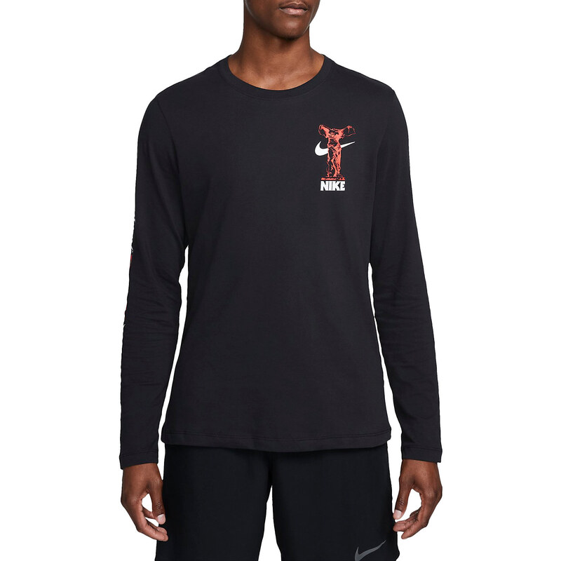 Triko dlouhým rukávem Nike Dri-FIT "Wild Card" Men s Long-Sleeve Fitness T-Shirt dx0981-010