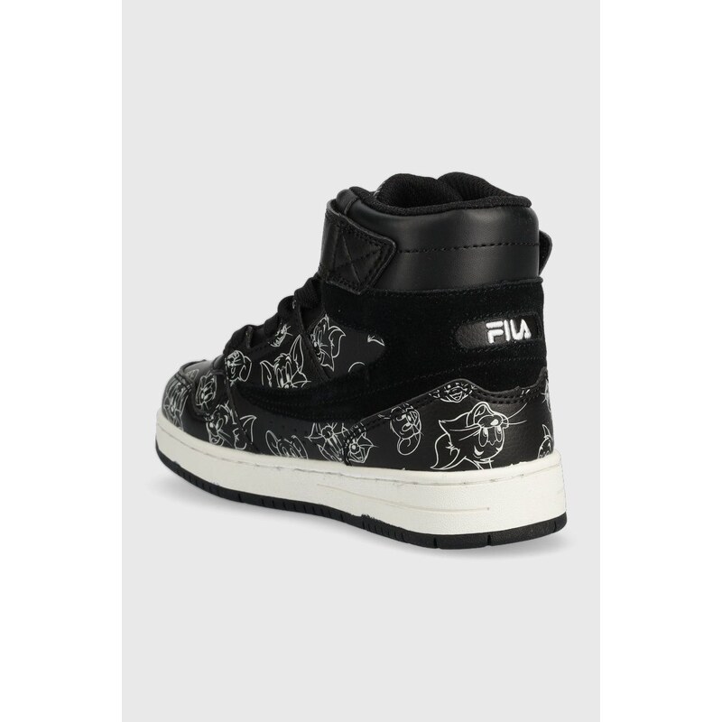 Dětské sneakers boty Fila černá barva