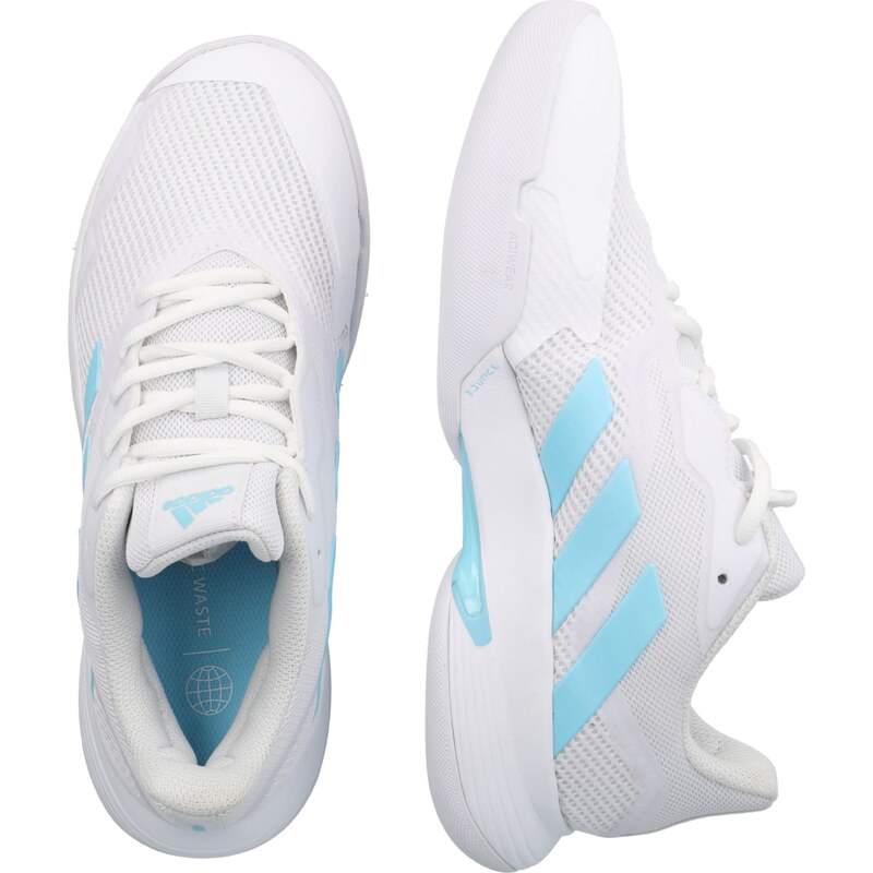 ADIDAS SPORTSWEAR Tenisky 'Courtjam Control' tyrkysová / bílá
