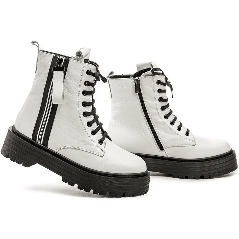 Wild 054208321943A2 bílé dámské zimní boty