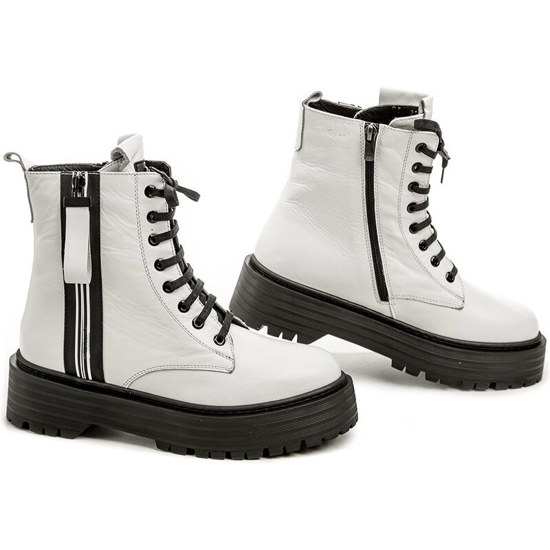 Wild 054208321943A2 bílé dámské zimní boty