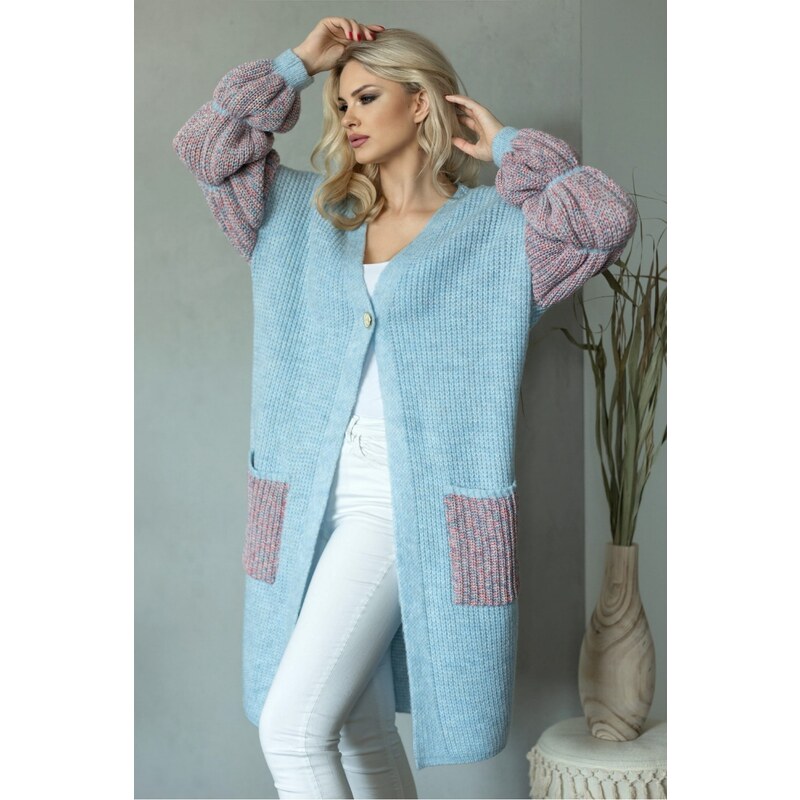 Svetr na zapínání model 171309 PeeKaBoo