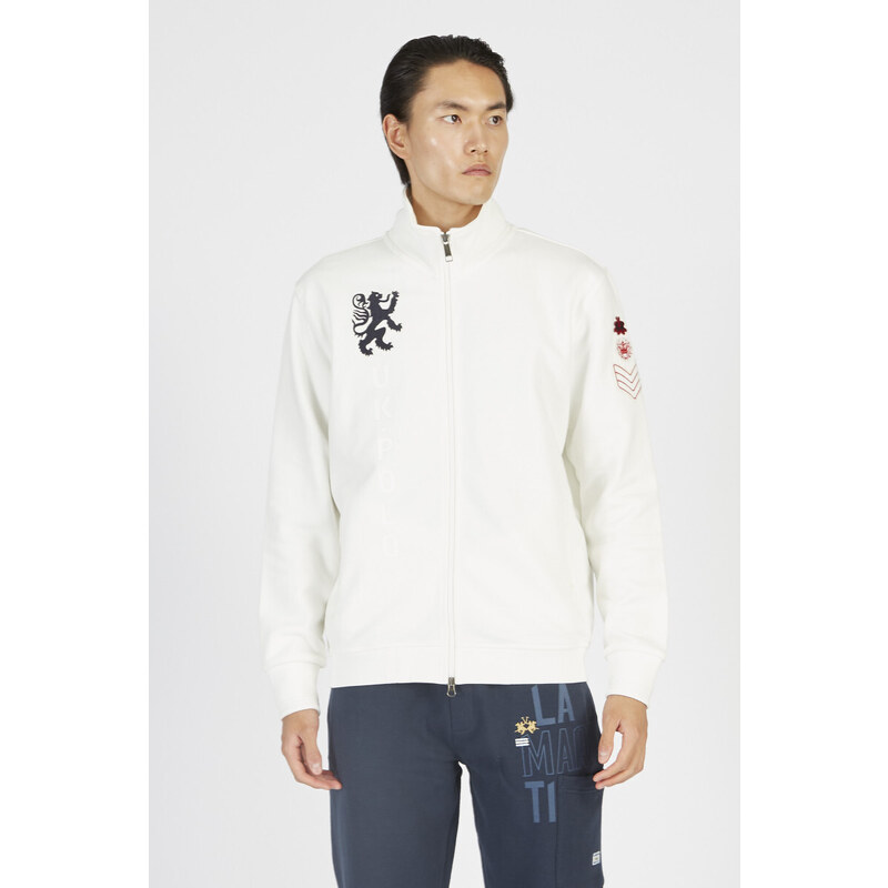 MIKINA LA MARTINA MAN FLEECE FULL ZIP BLENDED CO