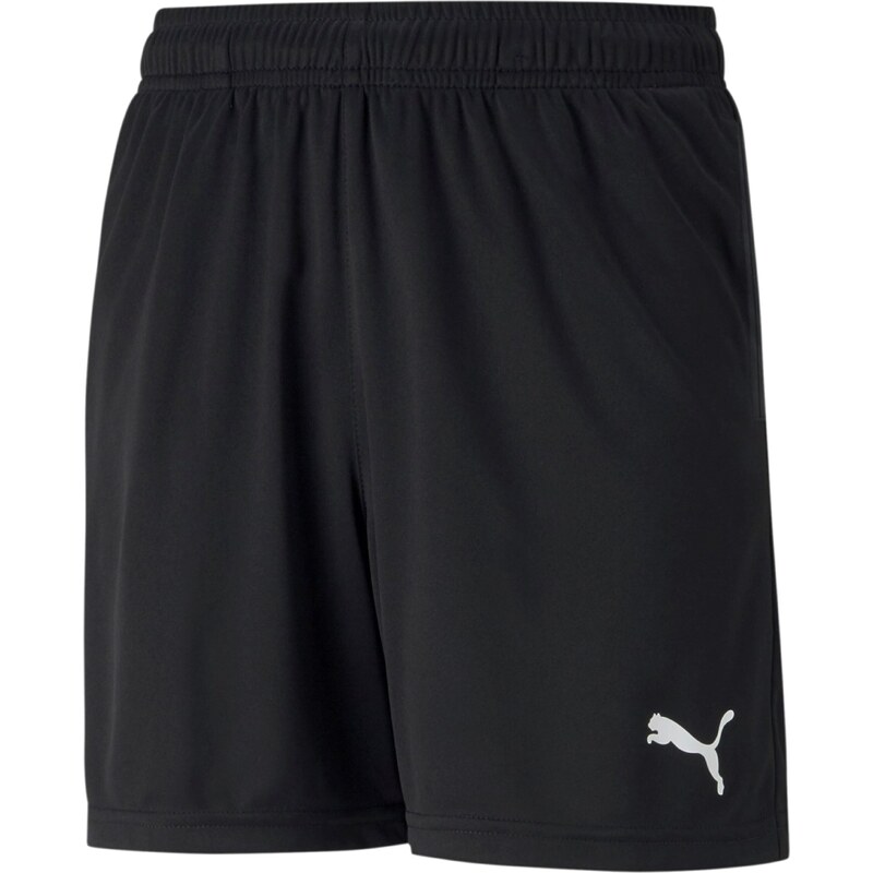 PUMA Sportovní kalhoty Teamrise černá / bílá