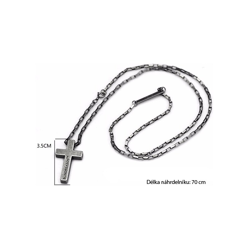 Daniel Dawson Pánský náhrdelník Anri - kříž