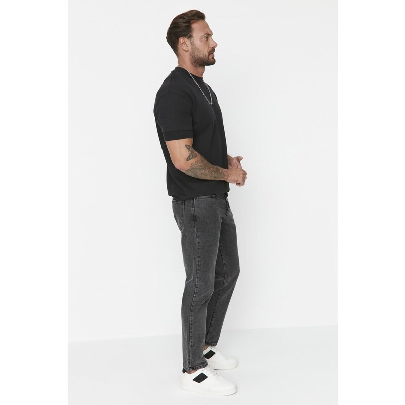 Trendyol Anthracite Essential Fit Jeans Denim Trousers