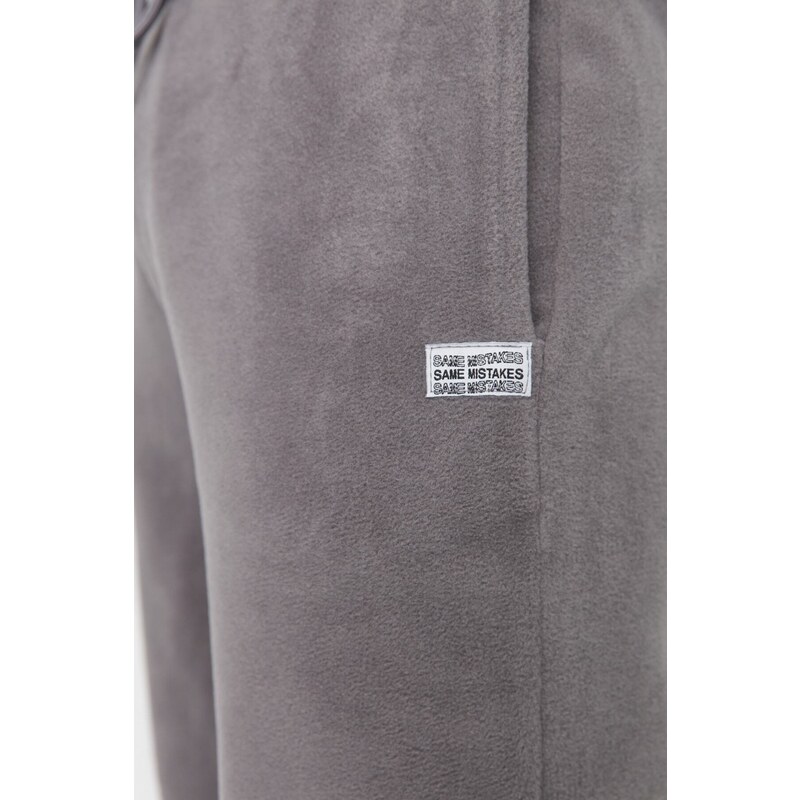 Trendyol Gray Men's Regular/Normal Cut Label Appliqued Rubber Leg Sweatpants