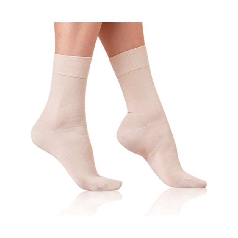 Dámské bavlněné ponožky COTTON MAXX LADIES SOCKS - BELLINDA - béžová 100446419