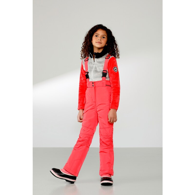 POIVRE BLANC W22-1022-JRGL/A SKI BIB PANTS TECHNO RED