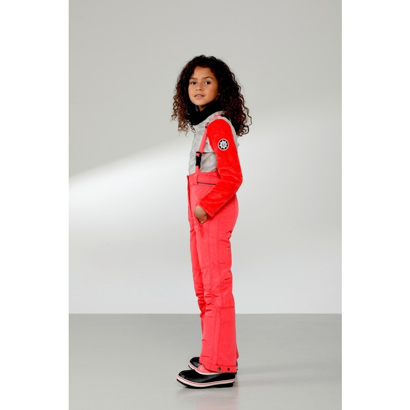 POIVRE BLANC W22-1022-JRGL/A SKI BIB PANTS TECHNO RED