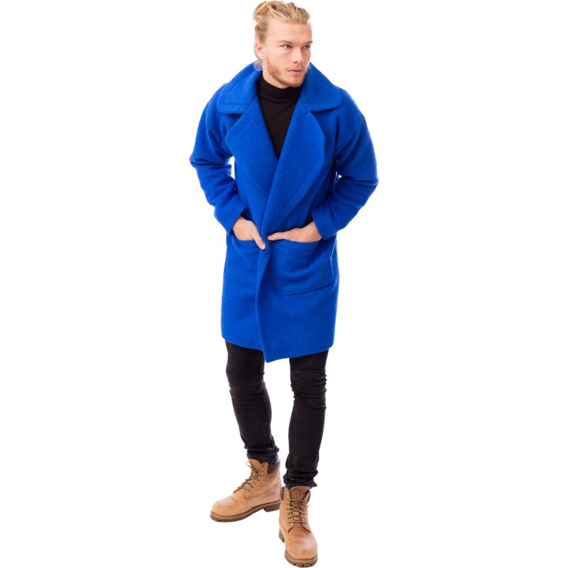 Loram Zimní kabát oversize ANTHRISCUS modrý
