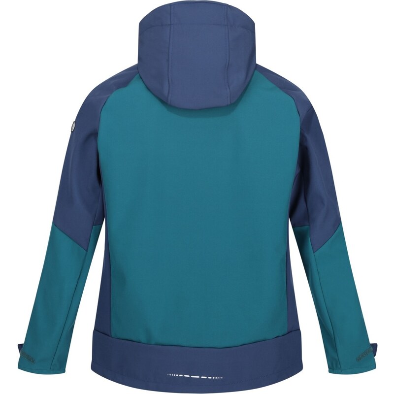 Pánská softshellová bunda Regatta HEWITTS VII tmavě modrá/zelená