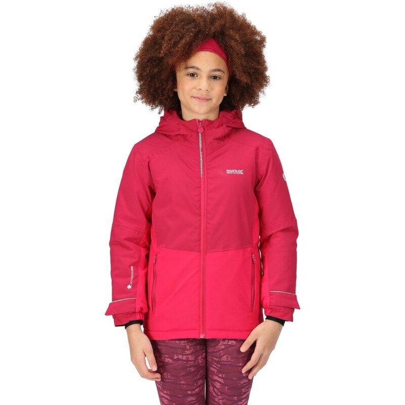 Dětská zateplená bunda Regatta HIGHTON III tmavě růžová