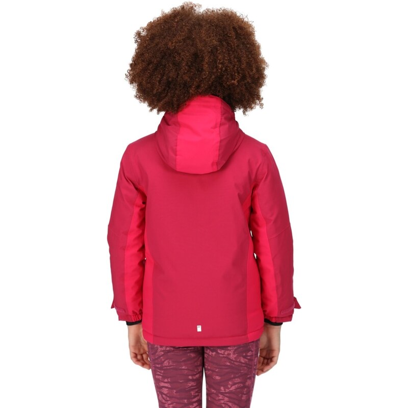 Dětská zateplená bunda Regatta HIGHTON III tmavě růžová