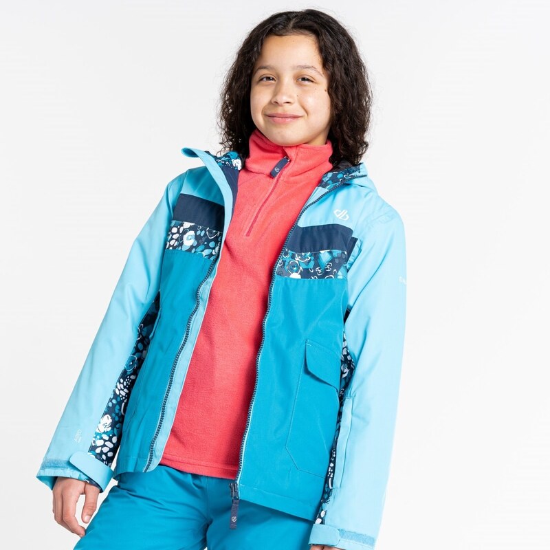 Dětská zimní bunda Dare2b REMARKABLE II modrá/tyrkysová