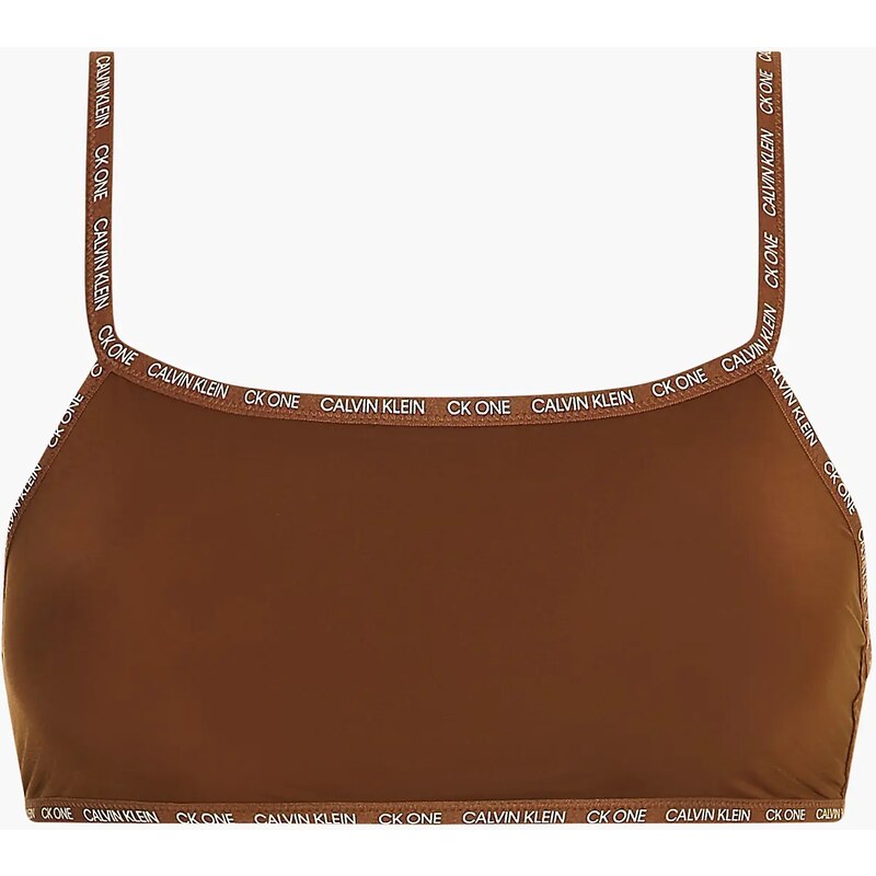 Nevyztužená braletka 2pack QD3806E CJ8 skořicová - Calvin Klein 74064646