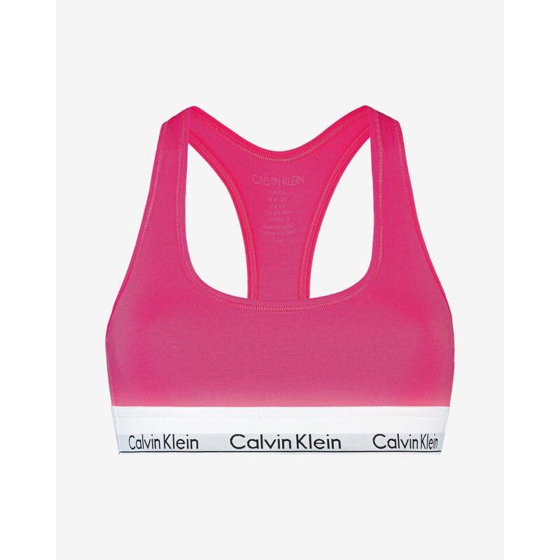 Dámská podprsenka QF5490E VGY - tmavě růžová - Calvin Klein 74073540