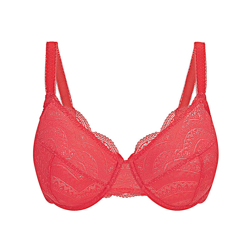 Podprsenka s kosticí 12V310 Folly red(334) - Simone Perele