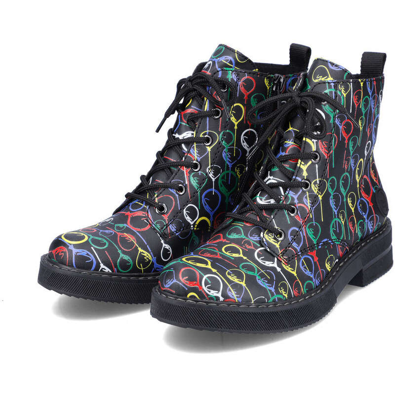 Dámská kotníková obuv 72010-91 Rieker multicolor