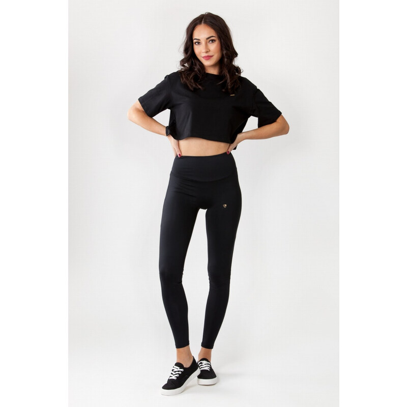 GOLDBEE - HoneyComb Black dámské legíny 69358434