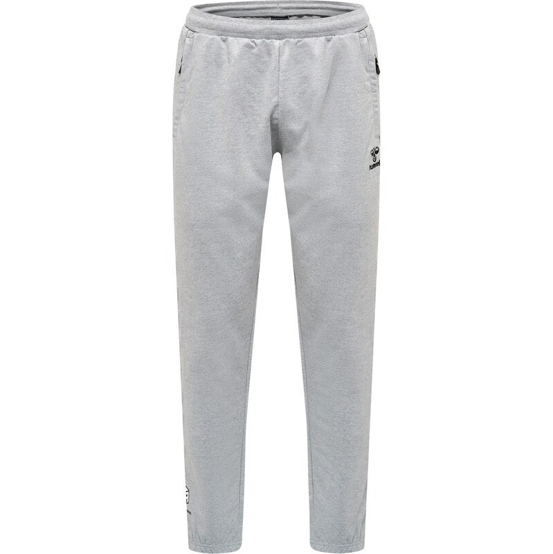 Hummel Sportovní kalhoty Move Grid šedá / černá / bílá