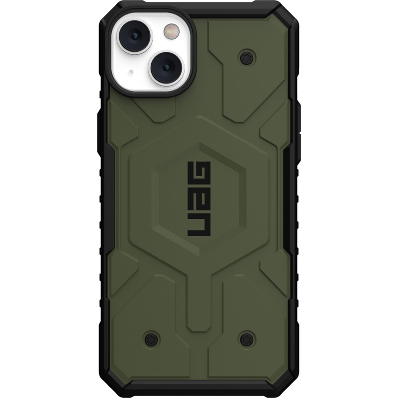 Urban Armor Gear Ochranný kryt pro iPhone 14 PLUS - UAG, Pathfinder MagSafe Olive
