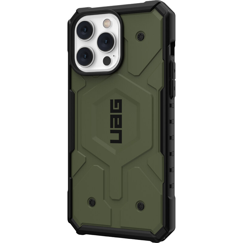 Urban Armor Gear Ochranný kryt pro iPhone 14 Pro MAX - UAG, Pathfinder MagSafe Olive