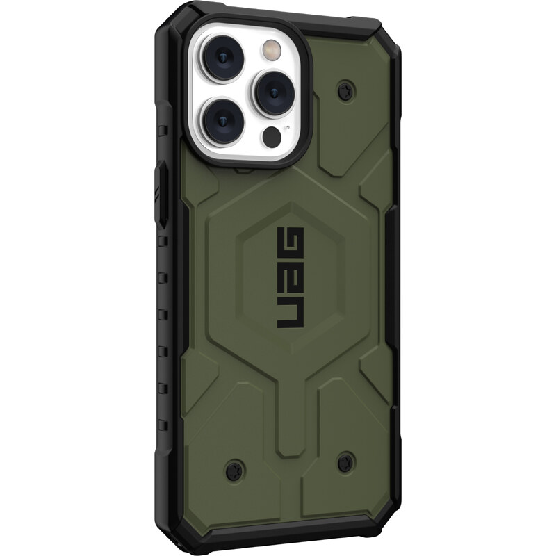 Urban Armor Gear Ochranný kryt pro iPhone 14 Pro MAX - UAG, Pathfinder MagSafe Olive