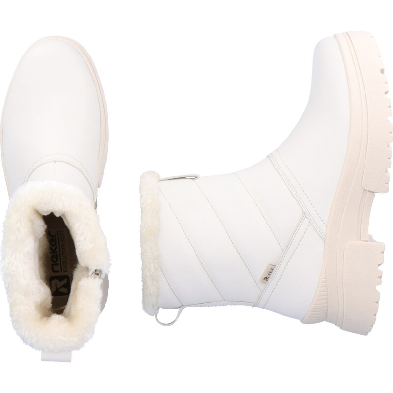 Dámská kotníková obuv RIEKER REVOLUTION W0373-80 bílá