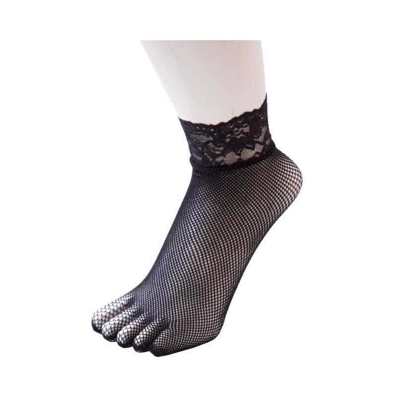 FISHNET ANKLE silonové prstové ponožky ToeToe 74103585