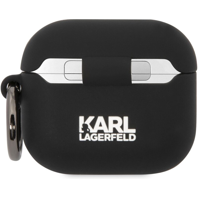 Pouzdro na sluchátka AirPods 3 - Karl Lagerfeld, NFT Karl Head Black