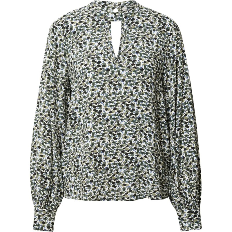 PULZ Jeans Halenka CAROK námořnická modř / khaki / černá / bílá