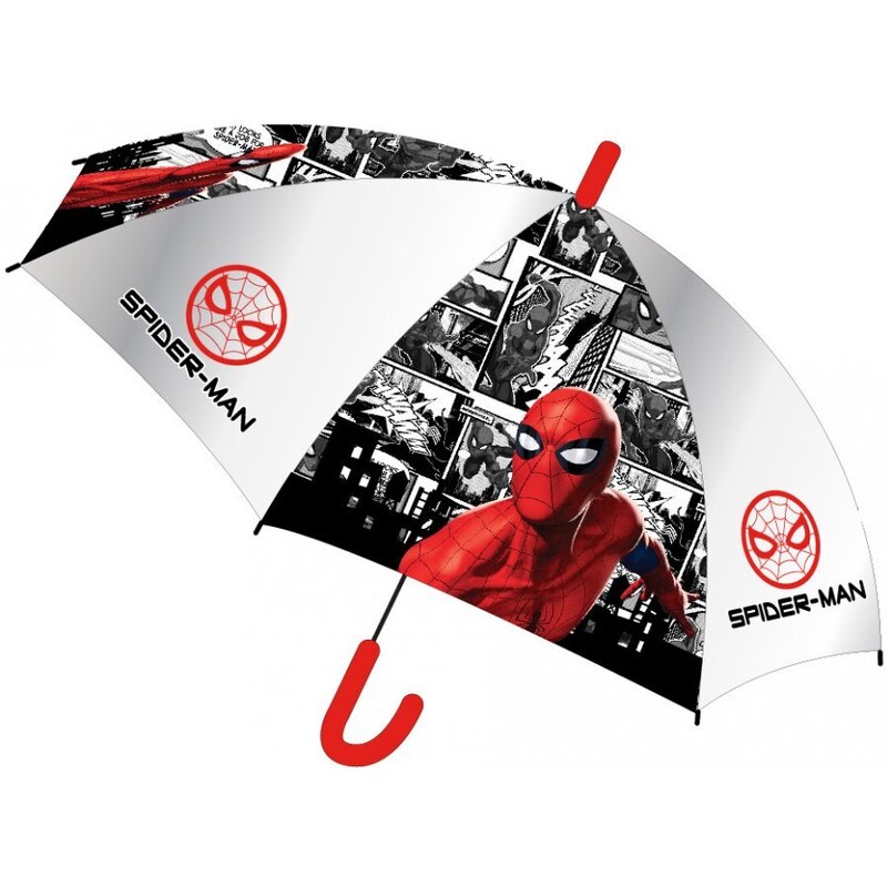 E plus M Dětský / chlapecký vystřelovací deštník Spiderman - motiv Komiks