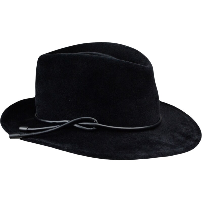 Mayser Dámský luxusní černý klobouk z králičí plsti - velur - Pita