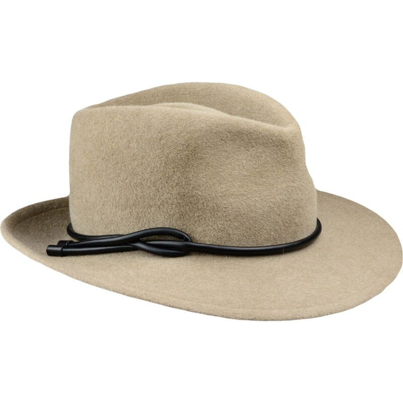 Mayser Dámský luxusní béžový klobouk z králičí plsti - velur - Pita