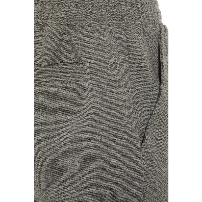 Trendyol Anthracite Men's Regular / Normal Cut, Elastic Waist, Knitted Pants