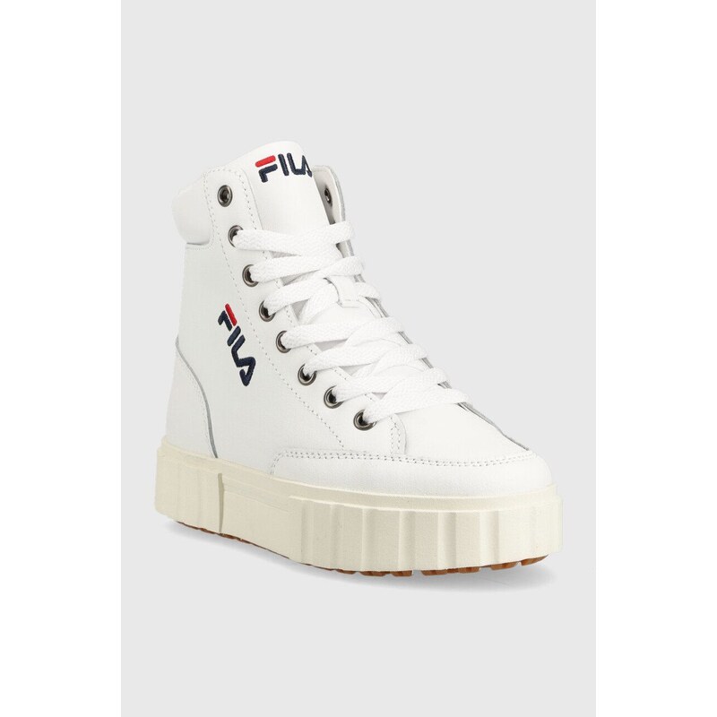 Dětské sneakers boty Fila Sandblast bílá barva