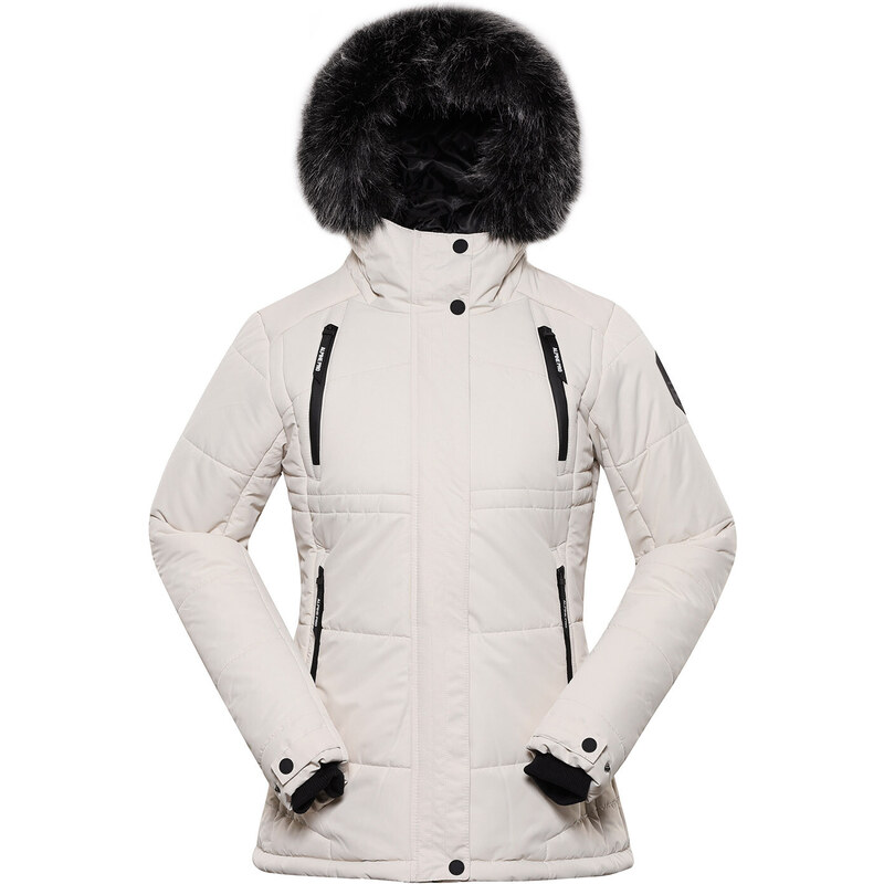 Dámská bunda Alpine Pro MOLIDA - krémová 74140919