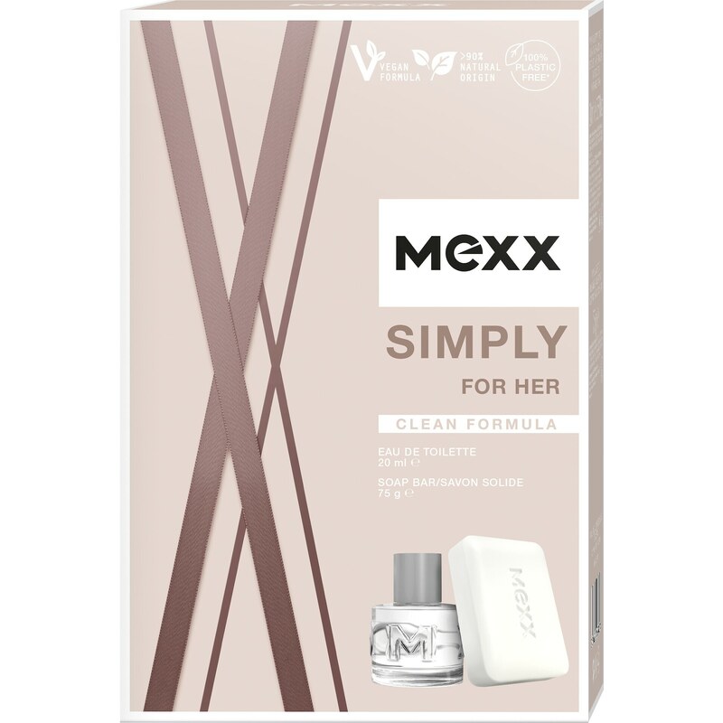 Mexx Simply For Her - EDT 20 ml + mýdlo 75 g