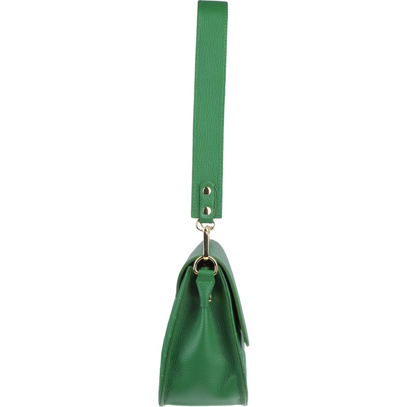 NovaKabelka.cz Kožená kabelka crossbody Patrizia Verde zelená