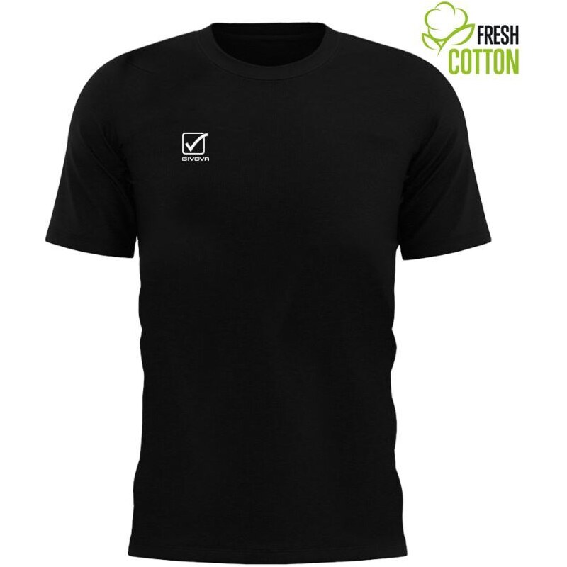 Triko Givova Cotone black 2XL