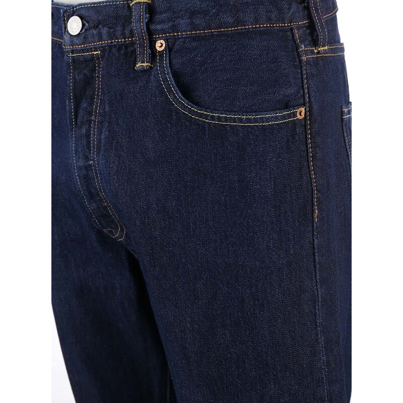 Levi's Tmavě modré pánské straight fit džíny Levi's 501 Onewash - Pánské